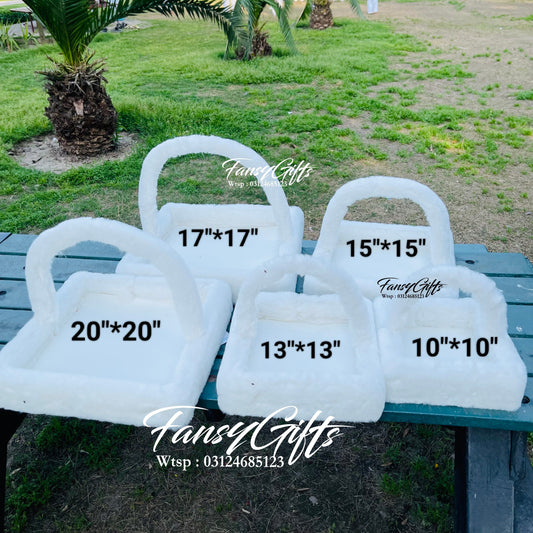 Luxury Fluffy Empty Bouquet for Packing