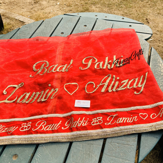 Baat Paki Duppata - Customizable Bridal Dupatta