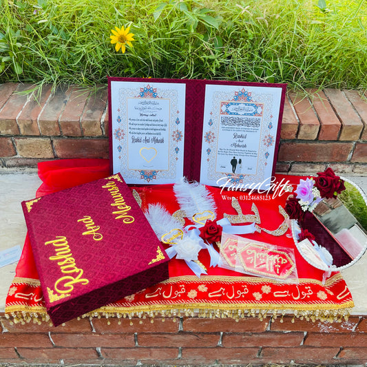 Jmavar Nikkah Set - Complete Wedding Ceremony Deal