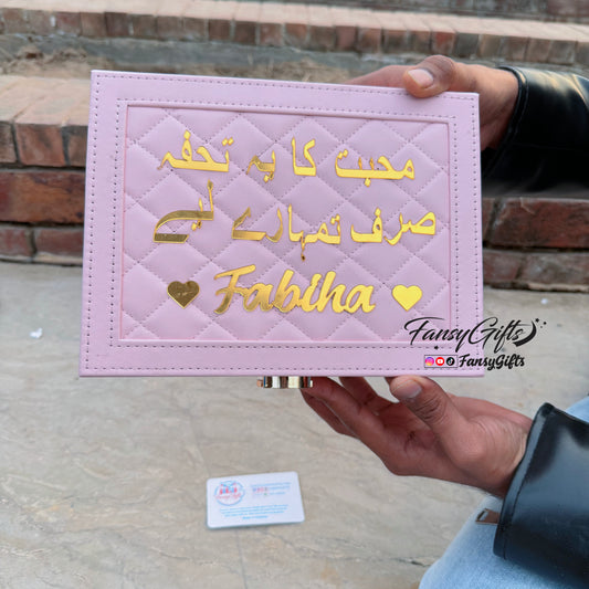 Luxury 2 Drawer Jewellery Organizer with Customized Name