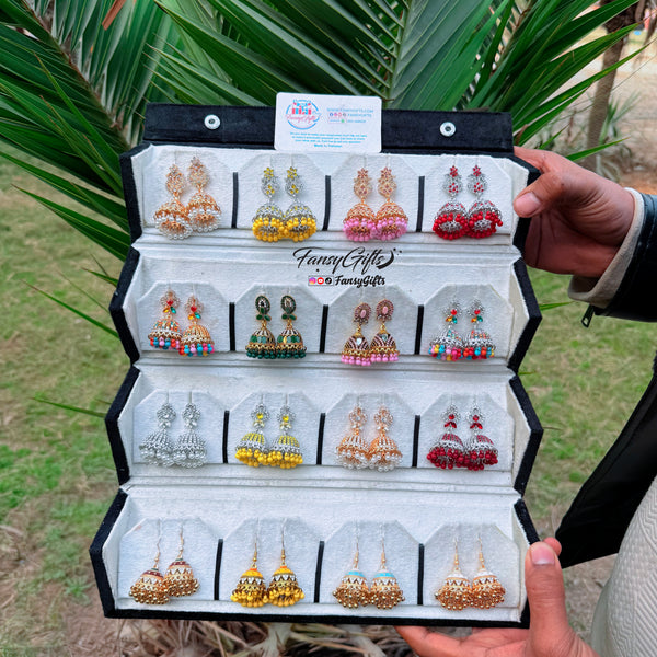 Trending Jhumka Box with 16 Set of Jhumkas Premium Quality