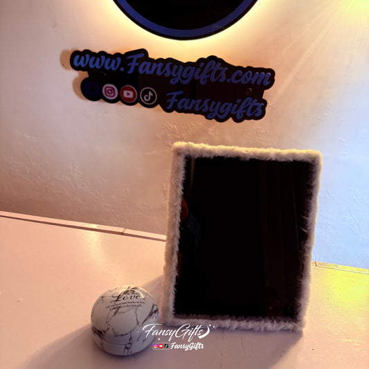Fluffy Frame & Candle Gift Set – Personalized Mother's Day Gift