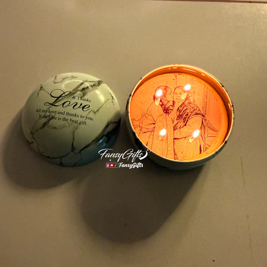 Magic Customize Candle in Jar – Reveal Your Hidden Picture