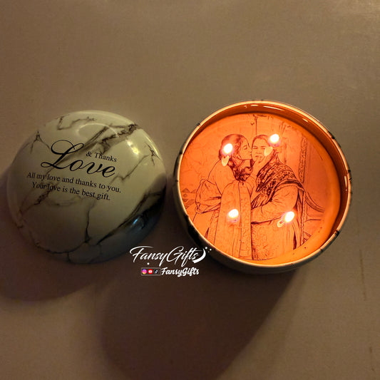Magic Customize Candle in Jar – Reveal Your Hidden Picture