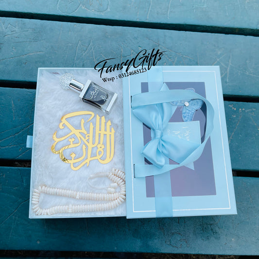 Premium Box Fluffy Quran Pak Gift Set
