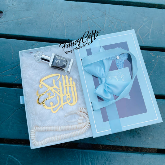 Premium Box Fluffy Quran Pak Gift Set