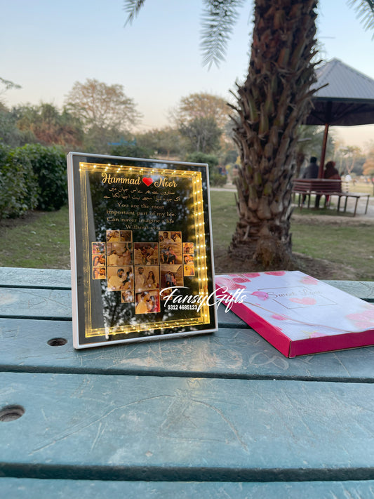 LED Customizable Picture Mirror Frame