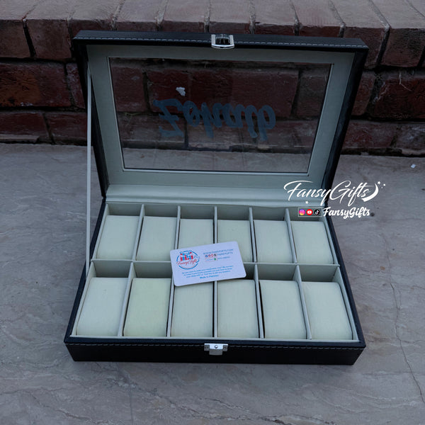 Luxury 12 Slot Watch Organizer