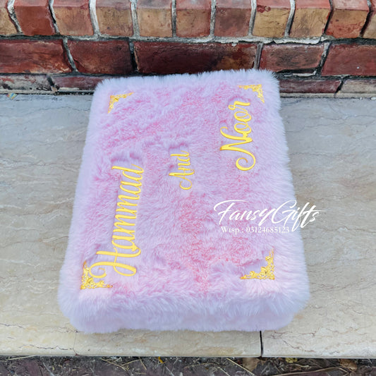 Luxury Fluffy Nikkah Set Deal with Thumb Board - Complete Package