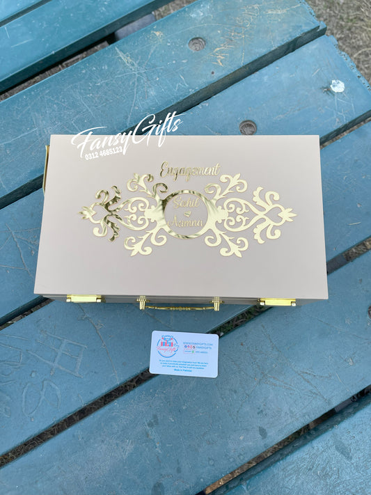 Bride-Groom Perfect  Invitation | Luxury Premium Wedding Card with Dry Food Box