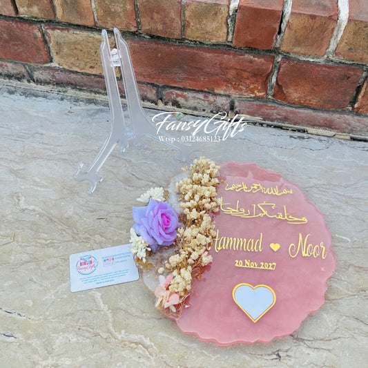 Resin Customized Thumb Board Tray